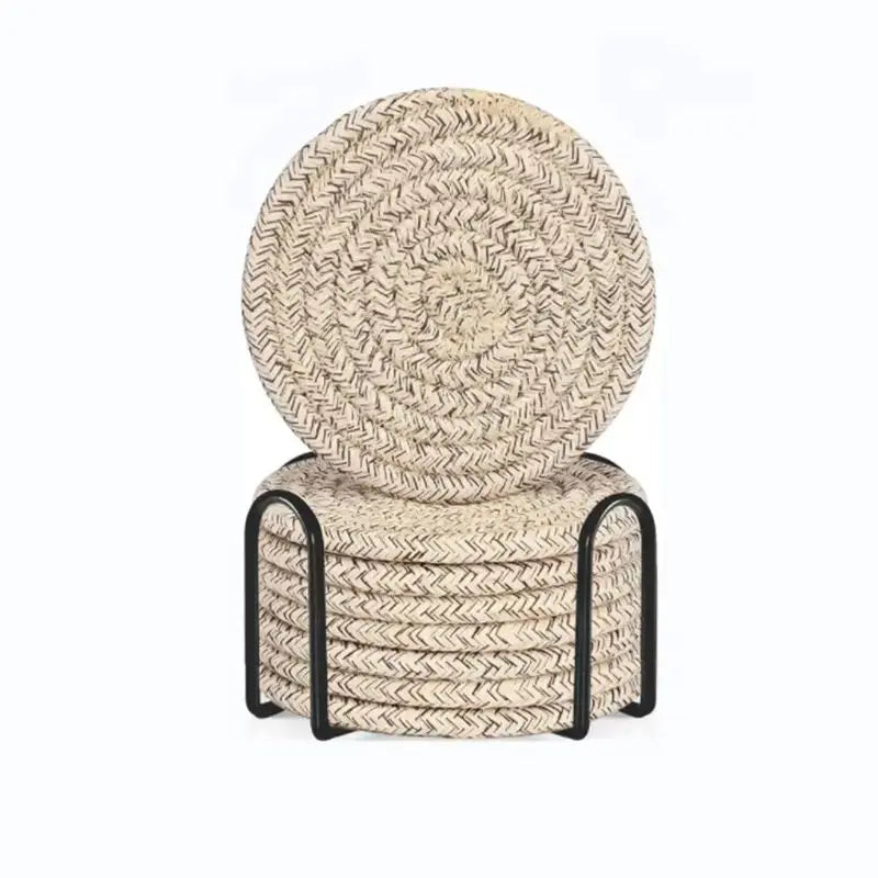 Apoio de copo de crochê