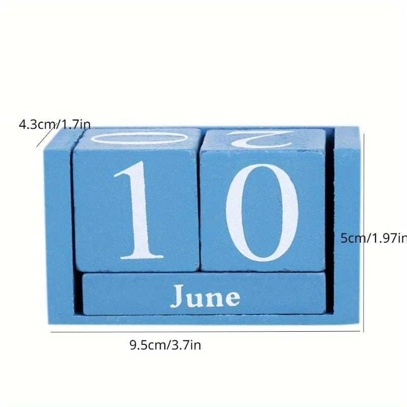 Calendário de madeira