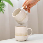 Caneca Bege de cerâmica